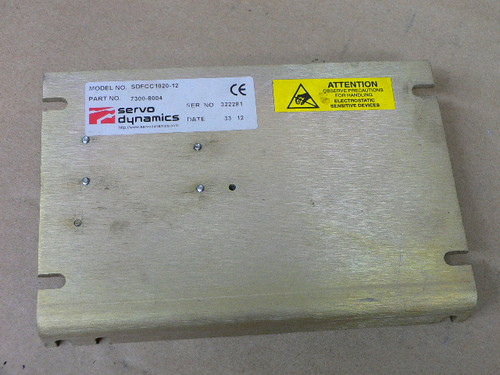 SERVO DYNAMICS SDFCC1020-12 SERVO AMPLIFIER CARD