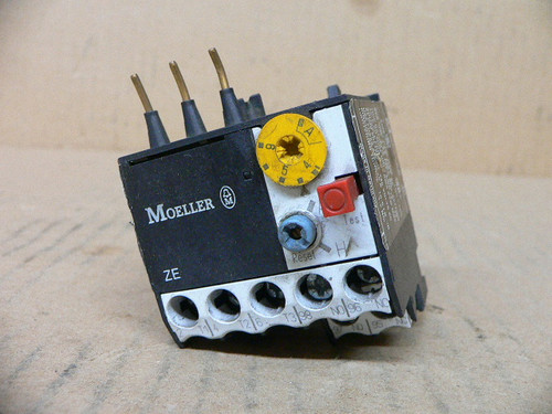 MOELLER 4.0-6.0A 600V OVERLOAD RELAY ZE-6.0 MOELLER 4.0-6.0A 600V OVERLOAD RELAY ZE-6.0