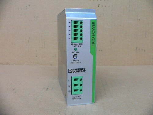 Phoenix Contact 2866310 TRIO-PS/1AC/24DC/5 Power Supply Module 100-240vac 24vdc Phoenix Contact 2866310 TRIO-PS/1AC/24DC/5 Power Supply Module 100-240vac 24vdc