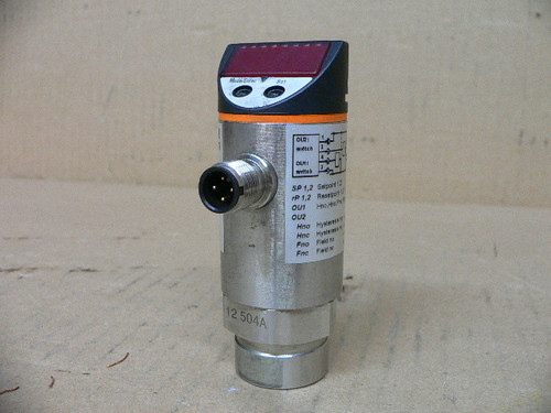 IFM Digital Pressure Switching Sensor With Built In Display Model PN2226 IFM Digital Pressure Switching Sensor With Built In Display Model PN2226