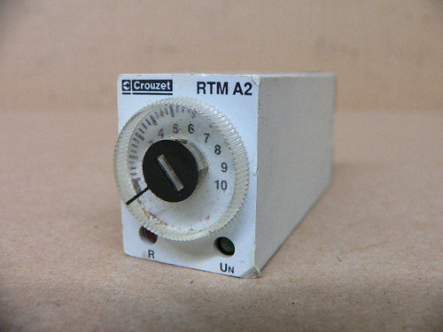 CROUZET RTMA2-24VDC RTMA224VDC TIME DELAY RELAY 0.1SEC-1HR 5AMP 230VAC 24VDC 1.2W CROUZET RTMA2-24VDC RTMA224VDC TIME DELAY RELAY 0.1SEC-1HR 5AMP 230VAC 24VDC 1.2W
