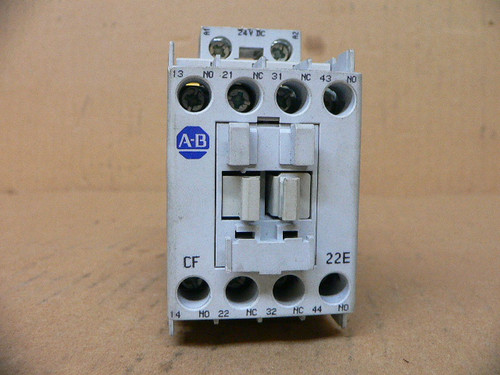 Allen Bradley 700-CF220ZJ 20 Amp Contactor w/2 N.O-2 N.C. Contacts, 24 VDC Coil