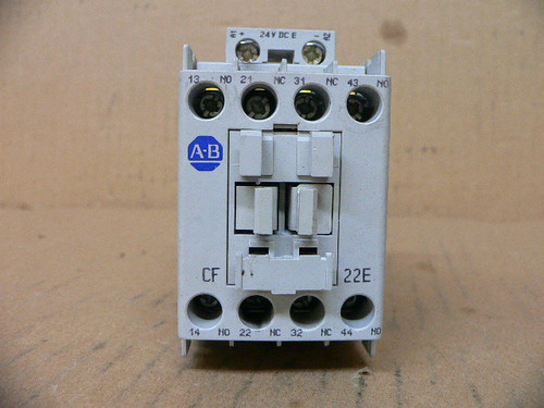 ALLEN BRADLEY 700-CF220EJ 700CF220EJ INDUSTRIAL RELAY 4 POLE NO/NC 24 VDC COIL