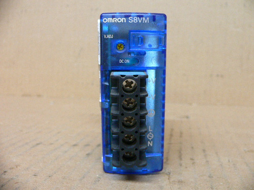 Omron S8VM-01512CD Power Supply (IN: 100-240VAC, 0.5A, 50/60Hz OUT: 12VDC, 1.3A)