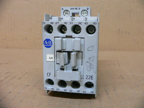 ALLEN BRADLEY 700-CF220DJ RELAY 25AMP 4POLE 2NO/2NC COIL 24V W/INTEGRATED DIODE