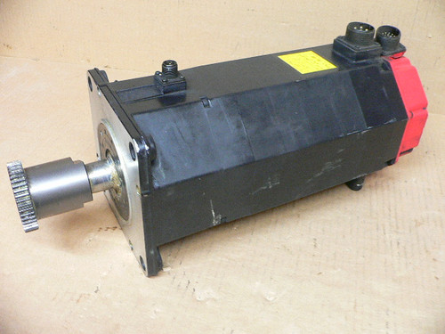 Fanuc A06B-0146-B675 Servo Motor 1,500 RPM 3 Phase Model Q22/1500 179 Volt