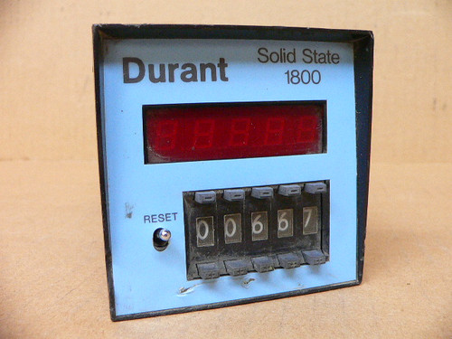 EATON CORPORATION DURANT 1800-511 1800511 SOLID STATE 1800 COUNTER 5DIGIT