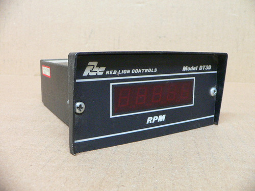 RED LION CONTROLS DT3D0500 TACHOMETER DTD3 5 DIGIT 115VAC 50/60HZ RED LION CONTROLS DT3D0500 TACHOMETER DTD3 5 DIGIT 115VAC 50/60HZ