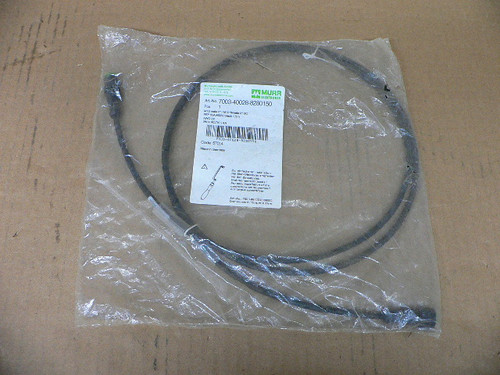 MURR ELEKTRONIK 7003-40028-8280150 7003400288280150 M12 MALE 0° / M12 FEMALE MURR ELEKTRONIK 7003-40028-8280150 7003400288280150 M12 MALE 0° / M12 FEMALE
