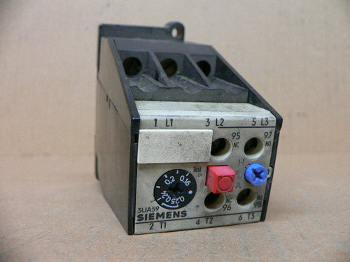 SIEMENS 3UA59 00-0C .16-.25 Amp 3UA59 Overload Relay
