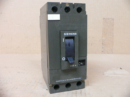 SIEMENS 3VE4200-0CR00 Molded Case Circuit Breaker 28-40A