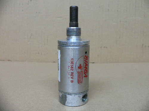 BIMBA STAINLESS STEEL PNEUMATIC CYLINDER 53E582 REV B