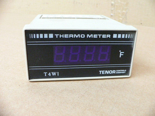 TENOR CONTROLS COMPANY T4WI, J(IC) 0~1000F THERMO METER CONTROLLER TENOR CONTROLS COMPANY T4WI, J(IC) 0~1000F THERMO METER CONTROLLER