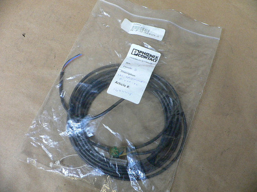 PHOENIX CONTACT SAC-3P-5,0-PUR/M12FR-2L CABLE CORDSET ASSEMBLY PHOENIX CONTACT SAC-3P-5,0-PUR/M12FR-2L CABLE CORDSET ASSEMBLY