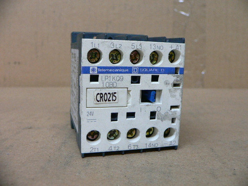 Telemecanique Contactor Lp1K0910-Bd 20A 24Vdc 4Kw 5Hp Telemecanique Contactor Lp1K0910-Bd 20A 24Vdc 4Kw 5Hp