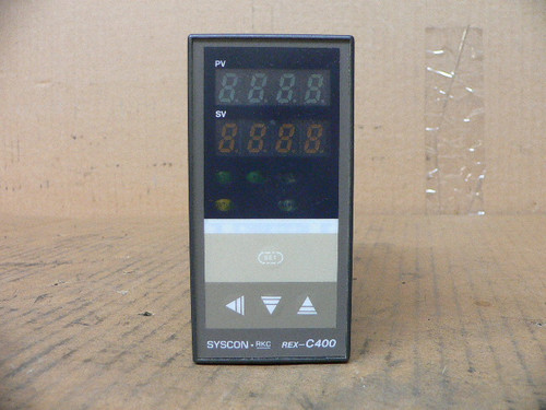 SYSCON REX-C400 100/240V OUTPUT TEMP CONTROL RELAY C400WJA3-MM*NN