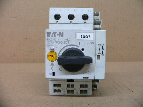 Used MOELLER MANUAL MOTOR STARTER CIRCUIT BREAKER PKZMO-4 Used MOELLER MANUAL MOTOR STARTER CIRCUIT BREAKER PKZMO-4