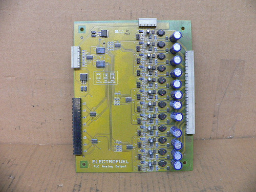 Electrofuel PLC Analog Output PCB card 4-0 0265 Eletrofuel Board