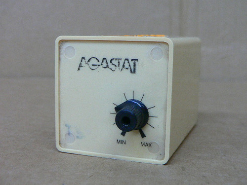 AGASTAT SCERX22ALA 20 SEC-10 MIN 120 VAC/DC TIMING RELAY AGASTAT SCERX22ALA 20 SEC-10 MIN 120 VAC/DC TIMING RELAY