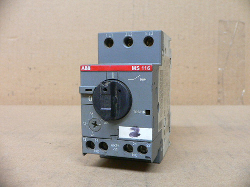 ABB MOTOR STARTER MS 116 1.0-1.6A ABB MOTOR STARTER MS 116 1.0-1.6A