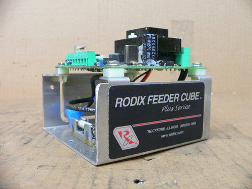 RODIX FEEDER CUBE FC-44-PLC PLUS, P/N 121-686, 120VAC, 50/60HZ, 15APMS RODIX FEEDER CUBE FC-44-PLC PLUS, P/N 121-686, 120VAC, 50/60HZ, 15APMS