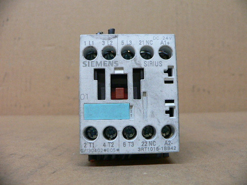 Siemens Sirius 3RT1016-1BB42 DC 24V Contactor Siemens Sirius 3RT1016-1BB42 DC 24V Contactor