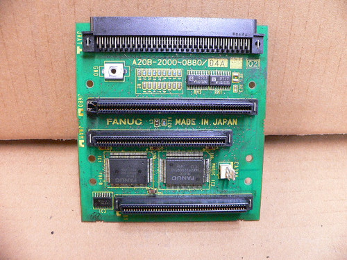 FANUC PLC DRIVER BOARD A20B-2000-0880/04A 02 A20B20000880 04A 02 USED