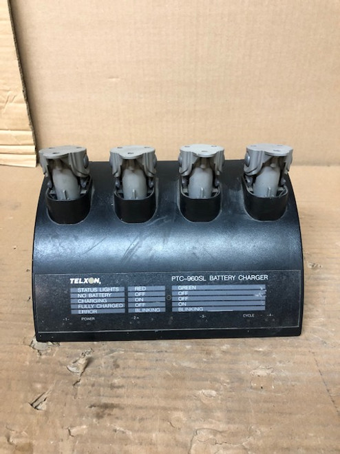 Telxon PTC-960SL 4port Battery Charger Station w/ batteries