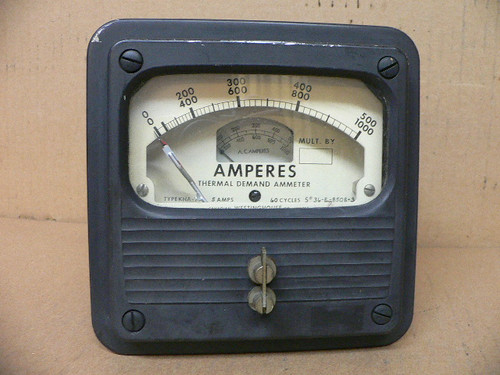 WESTINGHOUSE TYPE: KNA-25, S#36-E-8508-3 ANALOG METER WESTINGHOUSE TYPE: KNA-25, S#36-E-8508-3 ANALOG METER