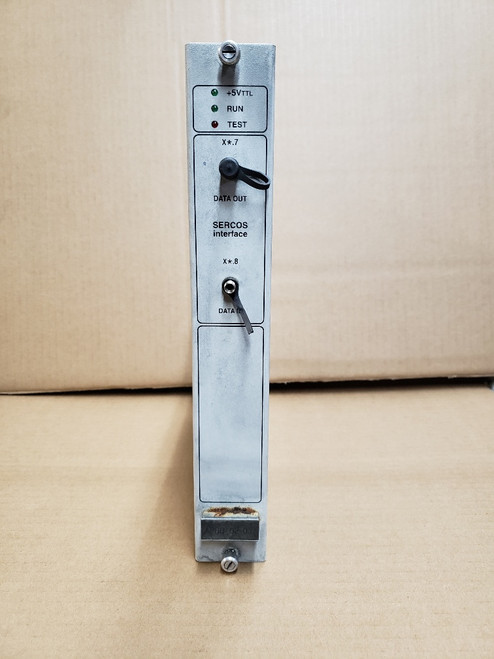 Indramat APRB 02-03-FW MT-CNC Sercos Interface Controller Module Indramat APRB 02-03-FW MT-CNC Sercos Interface Controller Module
