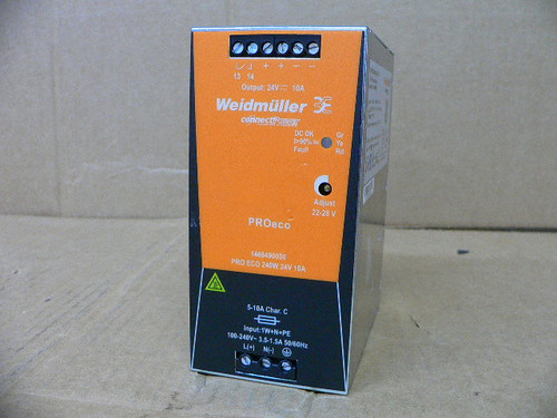 Weidmuller PROeco 1469490000 240W 24V 10A DIN-Rail Power Supply