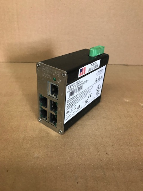 N-Tron 105TX 5 Port PLC Ethernet Switch 10-30VDC 0.35A Din Rail Mount N-Tron 105TX 5 Port PLC Ethernet Switch 10-30VDC 0.35A Din Rail Mount