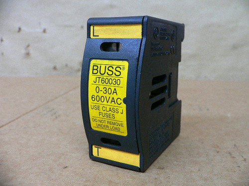 Bussmann JT60030 Fuse Holder 30A 600VAC w/ Amp-Trap AJT25 Fuse 25A 600V