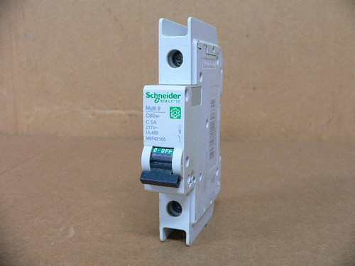 Schneider Electric Multi 9 C60 C5A 1-Pole Circuit Breaker 5Amp Schneider Electric Multi 9 C60 C5A 1-Pole Circuit Breaker 5Amp