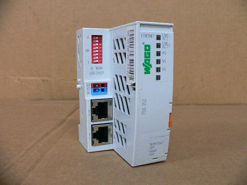 Wago I/O System 750-352 Ethernet Fieldbus Coupler Module Wago I/O System 750-352 Ethernet Fieldbus Coupler Module