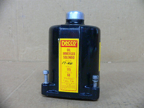 Decco 17-281 Oil Immersed Solenoid Decco 17-281 Oil Immersed Solenoid
