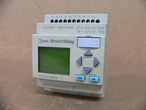 IDEC FL1D-H12RCE Smart Relay Input: 12/24VDC Output 4x Relay IDEC FL1D-H12RCE Smart Relay Input: 12/24VDC Output 4x Relay