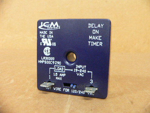 ICM Controls HMPS00C9Z90 Thermal Time Delay Relay 24VAC LR30320