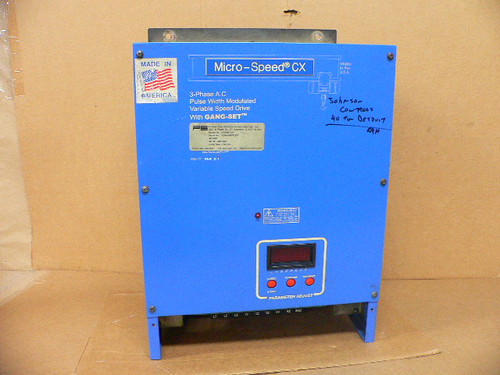 Power Electronics International, Inc. M3046CXH Variable Frequency Speed Control Drive 30 HP 460 VAC 22 KW 45 AMP Open Loop