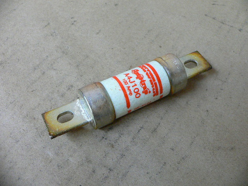 Gould Shawmut Amp Trap A4J100 100A 600VAC Semiconductor Fuse