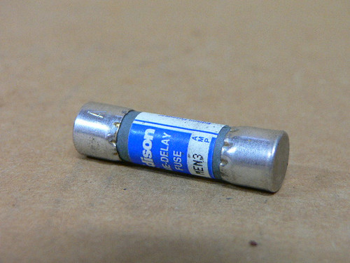 Edison MEN3 3A 250V Cartridge Fuse