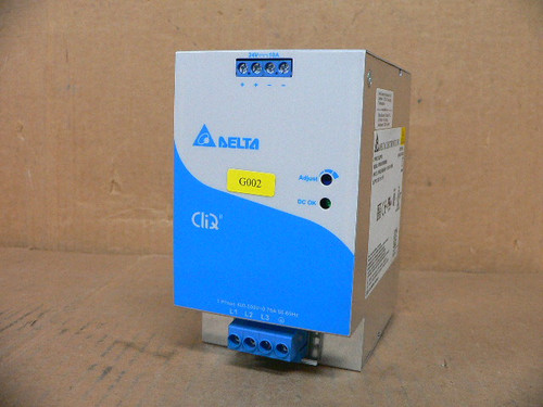Delta Electronics DRP024V240W3BN Switching Power Supply DC24V 10A