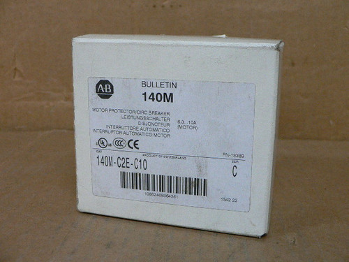 Allen Bradley 140M-C2E-C10 Motor Protection Circuit Breaker 6.3-10A