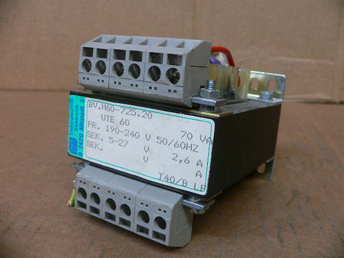 ELEKTROMATIK BV.H60-725.20 Control Transformer 70VA 190-240V