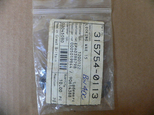 TETRA PAK 325754 0113 LOCKING WAE 15