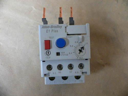 ALLEN BRADLEY 193-ED1BB SERIES C OVERLOAD RELAY 3 POLE E1 PLUS