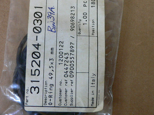 TETRA PAK 315204 0301 O RING