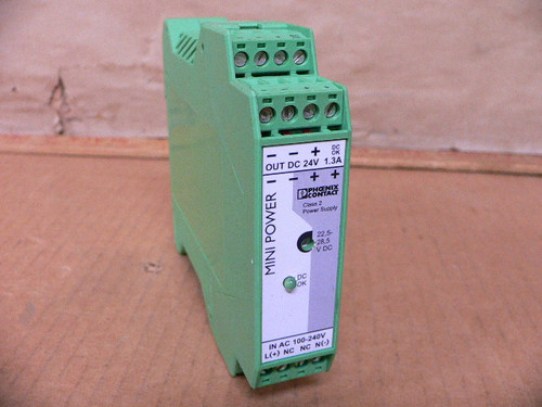 Phoenix Contact MINI-PS-100-240AC/24DC/1.3 Mini Power Supply 28 66 44 6
