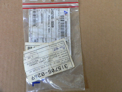 TETRA PAK 315705 0269 PARALLEL KEY With ROUND ENDS