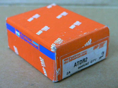 Ferraz Shawmut Amp-Trap ATDR2 2A 600V Fuse